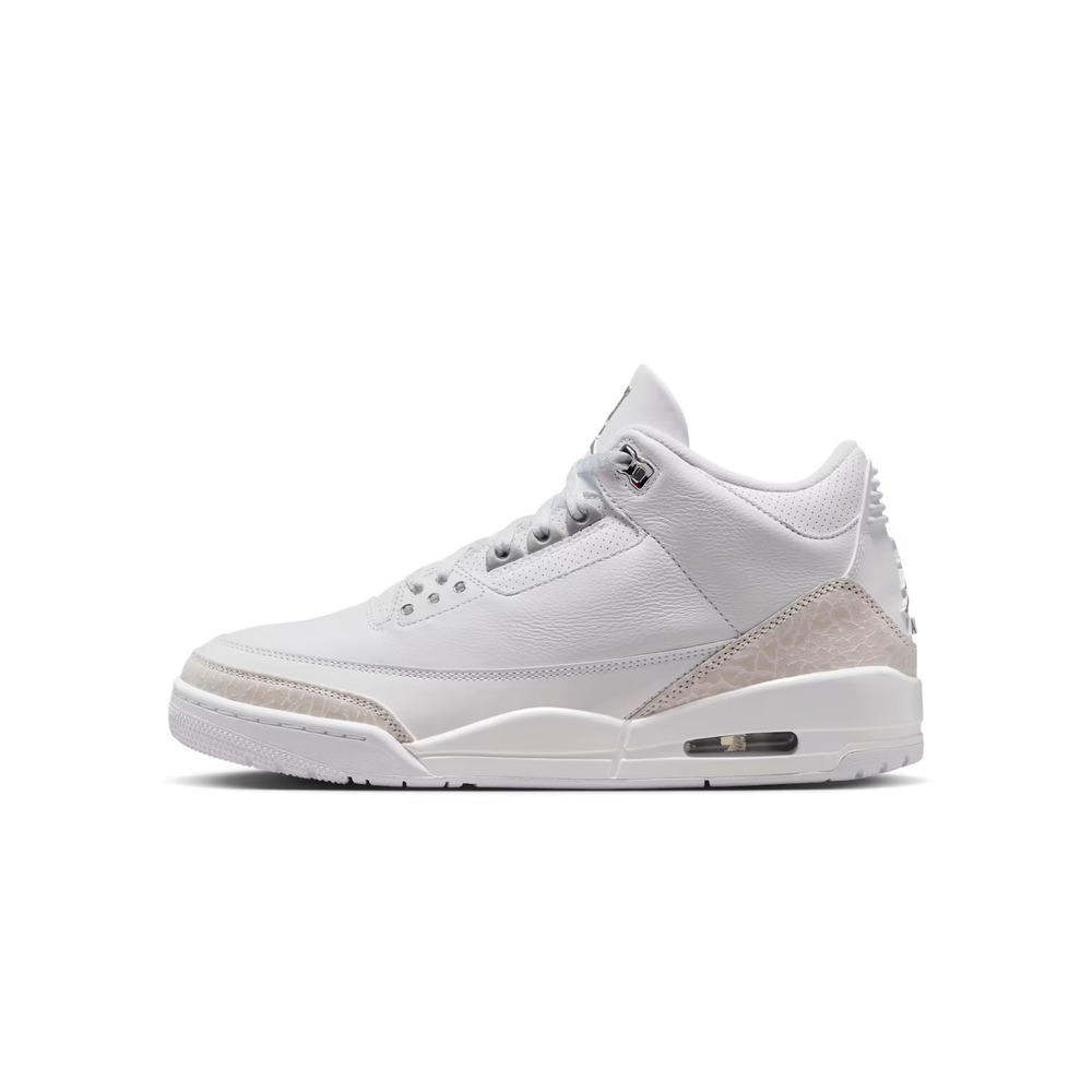 9M / 10.5W - [NEW] Men's Air‎ Jordan 3 Retro Shoes White CT8532-111